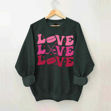 Sports Love Hockey Mom Sweatshirt