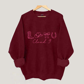 Cloud 9 Coquette Cowgirl Sweatshirt