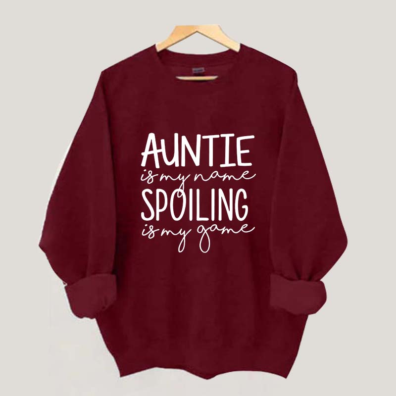 Auntie is My Name Sweatshirt
