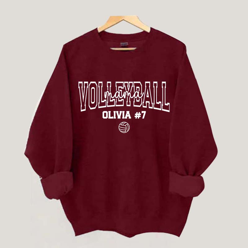 Custom Volleyball Mama Sweatshirt