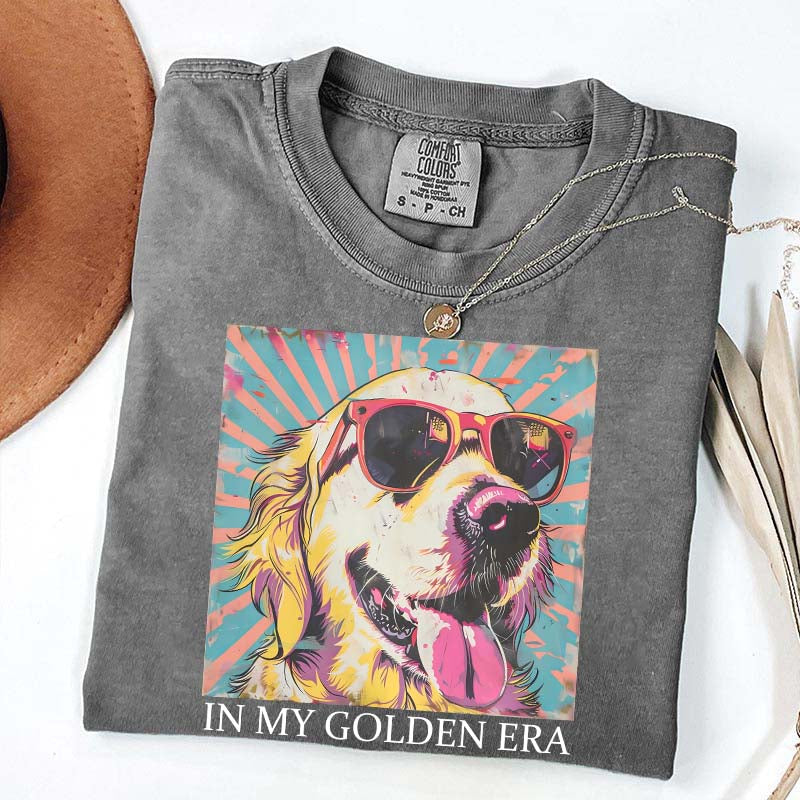 In My Golden Retriever 70s Era T-Shirt
