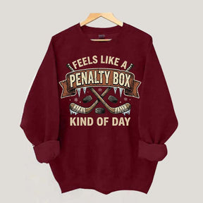 Funny Hockey Mom Festive Sports Sweatshirt