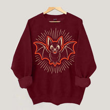 Retro Bat Spooky Season Sweatshirt