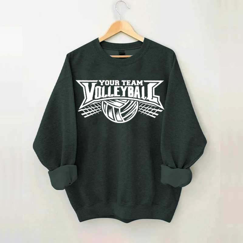 Custom Volleyball Team School Spirit Sweatshirt