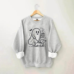 Halloween Ghost Dog Sweatshirt