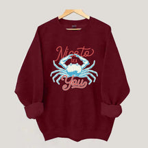 Coral Reef Nice To Sea You Sweatshirt