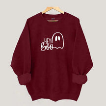 Cute Hey Boo Halloween Sweatshirt