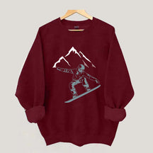 Funny Snowboarder Gifts Sweatshirt