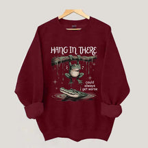 Sassy Frog Hang In There Sweatshirt