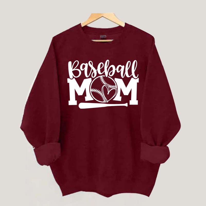 Trendy Mom Life Baseball Sweatshirt