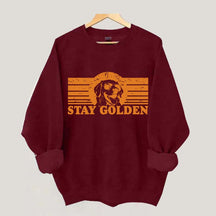 Stay Golden Comfort Colors Sweatshirt