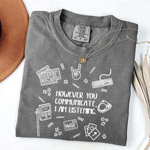 Everyone Communication Speechie AAC Bcba Aba T-Shirt