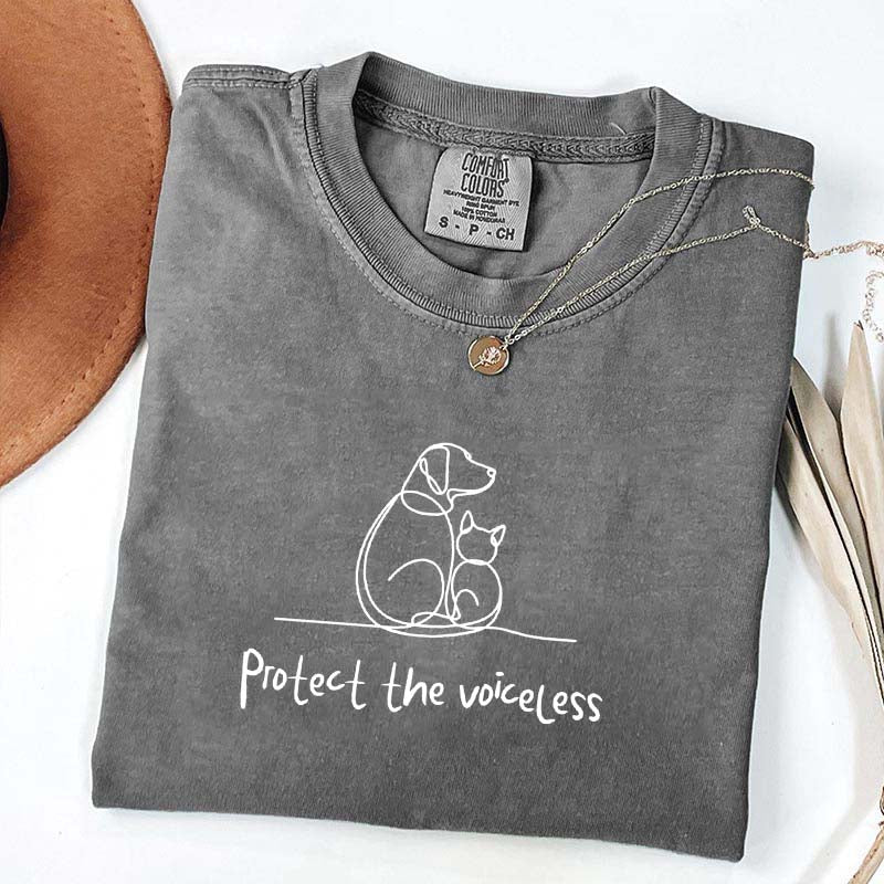 Protect Animals Dog Cat Lover T-Shirt