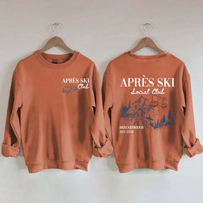 Retro Ski Lodge Warm Winter Sweatshirt