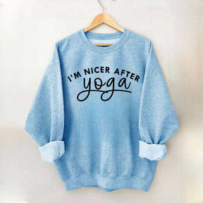 I'm Nicer After Yoga Sweatshirt