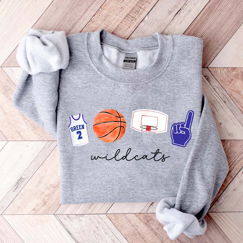 Customizable Basketball Season Sweatshirt