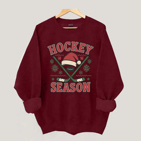 Christmas Hockey Sweatshirt