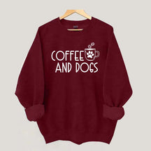 Coffee and Dogs Sweatshirt