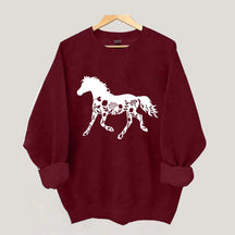 Floral Horse Sweatshirt