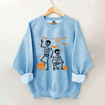 Funny Slightly Subtle FDT Halloween Skeleton Sweatshirt