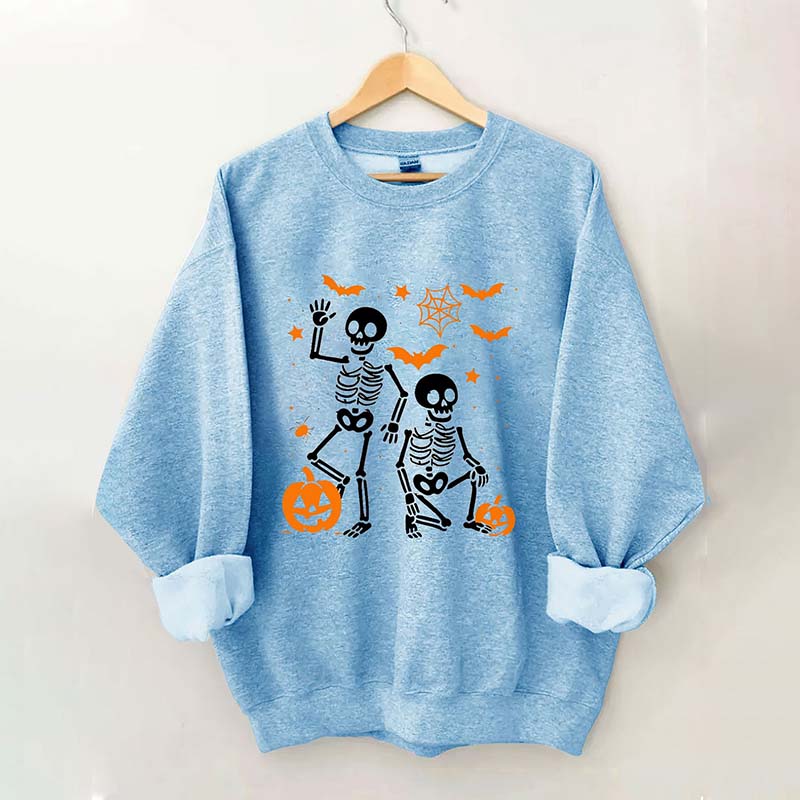 Funny Slightly Subtle FDT Halloween Skeleton Sweatshirt