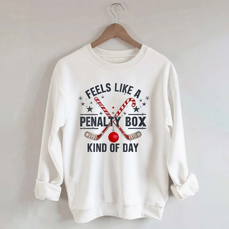 Hockey Penalty Box Christmas Sweatshirt