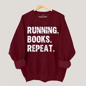 Running Books Repeat Sweatshirt