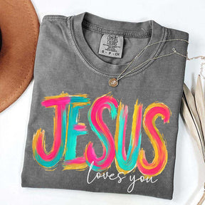 Comfort Colors Jesus Loves You Faith T-Shirt