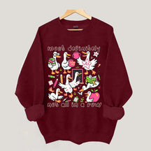 Goose Back to School Ducks In a Row Sweatshirt