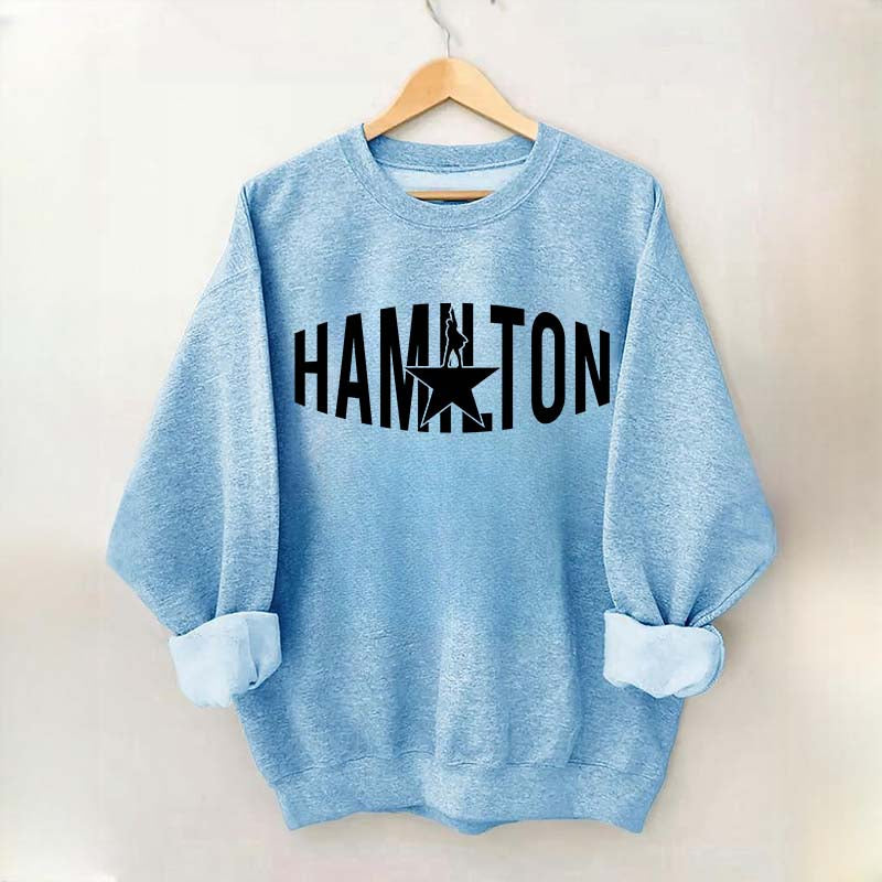 Broadway Vintage Hamilton Musical Sweatshirt