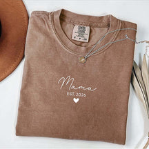 Personalized Mama Est T-Shirt