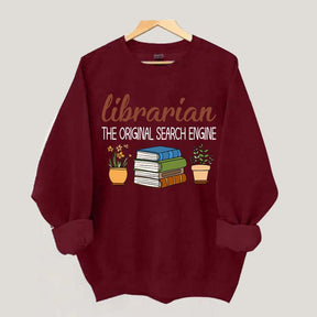 Librarian The Original Search Enging Sweatshirt