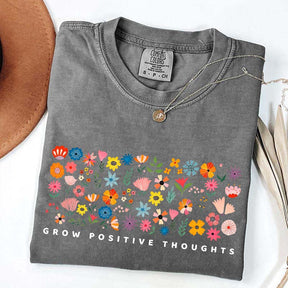 Grow Positive Thoughts Wildflower Cute T-Shirt