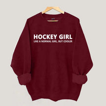 Ice Hockey Daughter Girl Sweatshirt