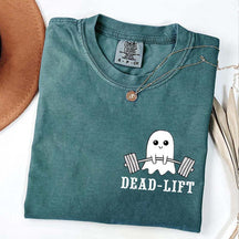 Dead Lift Pocket Gym Halloween T-Shirt