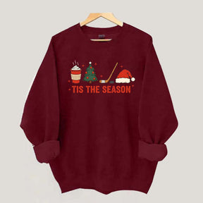 Tis The Season Hockey Christmas Sweatshirt