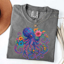 Octopus Floral T-Shirt