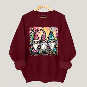 Christmas Gnome Art Sweatshirt