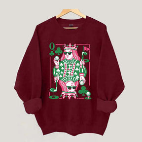 Queen of Clubs Golf Sweatshirt