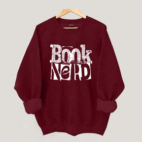 Retro Book Nerd Sweatshirt