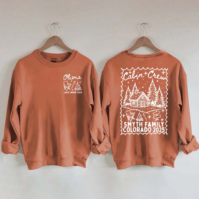 Group Cabin Camping Trip Sweatshirt