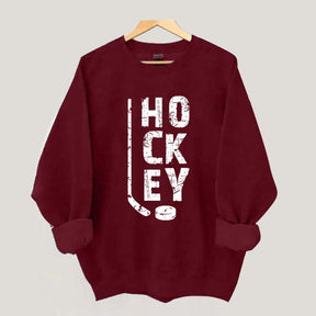 Astute Ice Hockey Player Sweatshirt