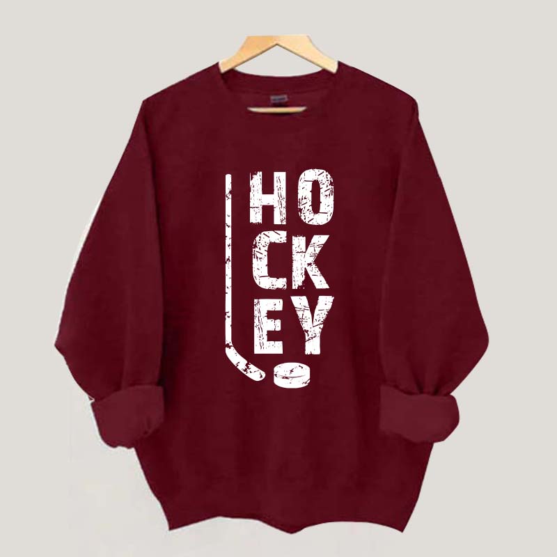 Astute Ice Hockey Player Sweatshirt