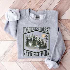 Retro Funny Forbidden Forest National Park Sweatshirt