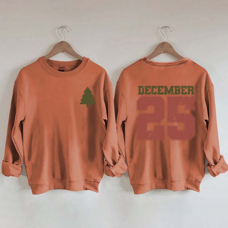 Distressed December 25 Sweatshirt