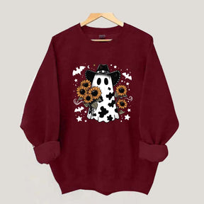 Western Halloween Cowboy Ghost Sweatshirt