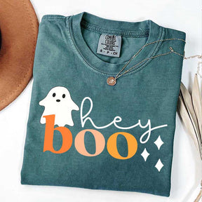 Hey Boo Ghost Halloween T-Shirt