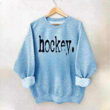 Hockey Typography Sweatshirt