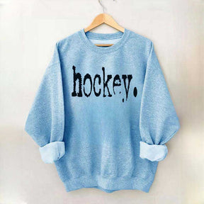 Hockey Typography Sweatshirt