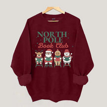 Retro Christmas Bookish Sweatshirt